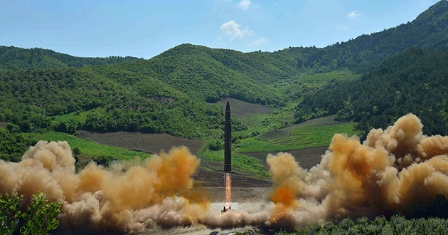 North Korea missile test