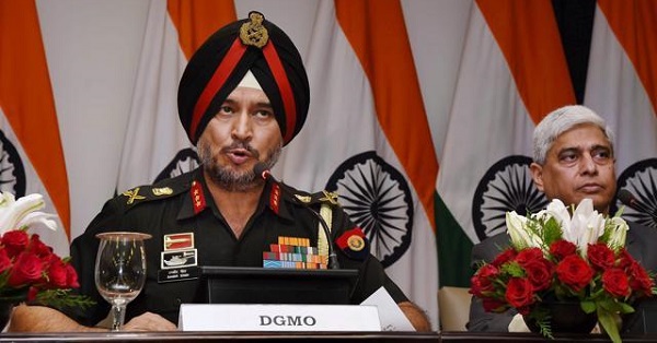 Ranbir Singh dgmo Indian Army