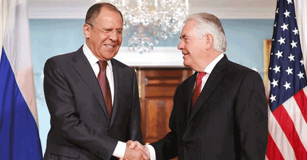 Rex Tillerson Sergei Lavrov