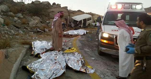 Saudi road crash 22 01 18