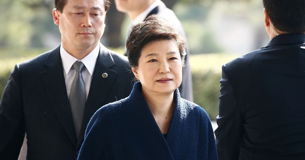 South Korean president park arrested