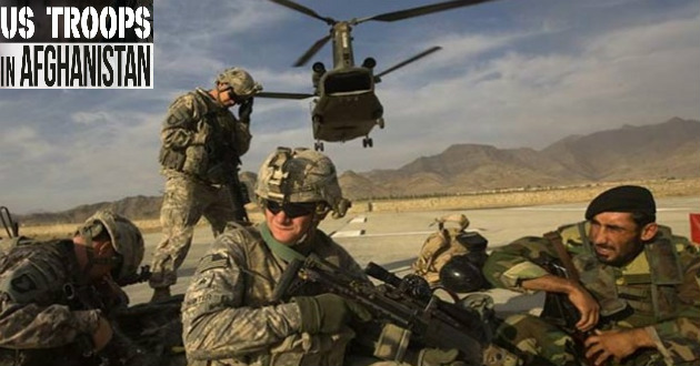 US troops in Afghanistan