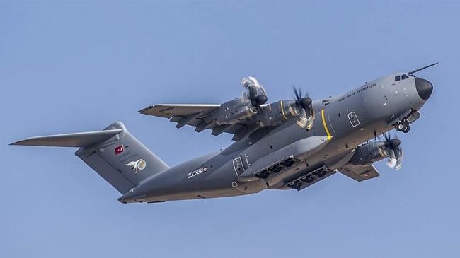 a 400 transport aircraft of the turkish air force