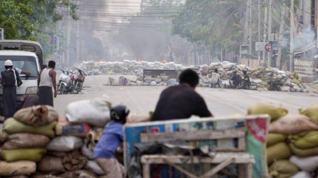 a child killed in myanmar by security force