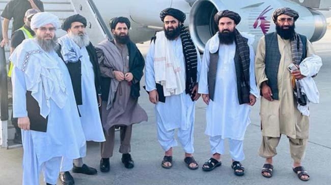a high level delegation of the taliban led by afghan acting foreign minister maulvi amir khan mottaki