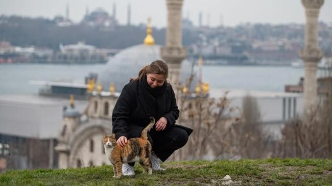 a russian woman is seen in istanbul