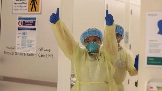 a scene at abu dhabi hospital