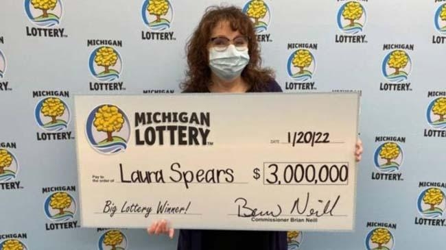 a woman won lottery