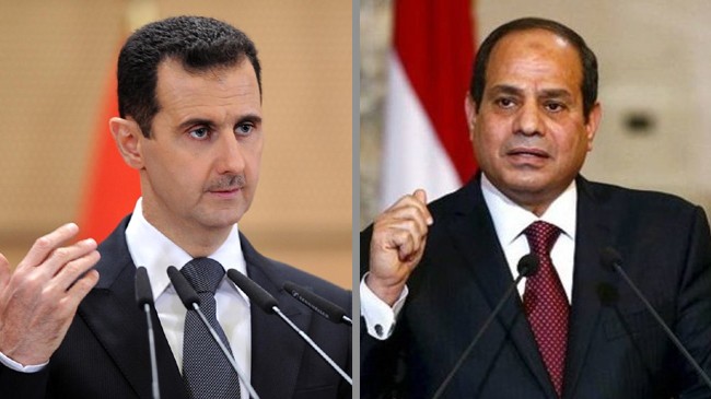 abdel fattah el sisi and bashar al assad