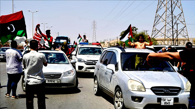 activists in maghreb resistance convoy