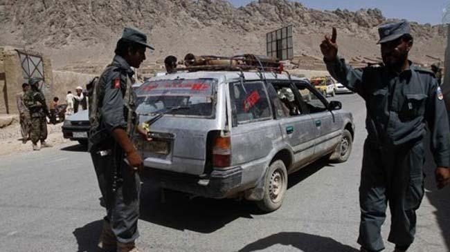 afghan police chackpost