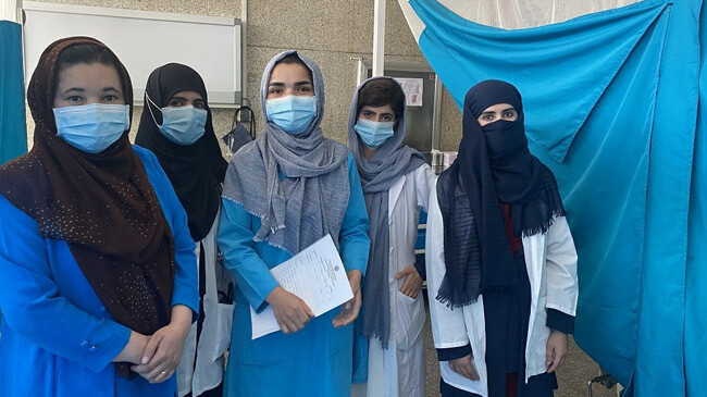 afghan women health workers