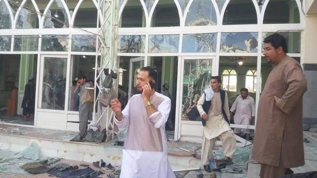 afghanistan kandaher mosque explosion