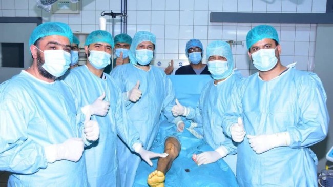 afghanistan knee surgery 
