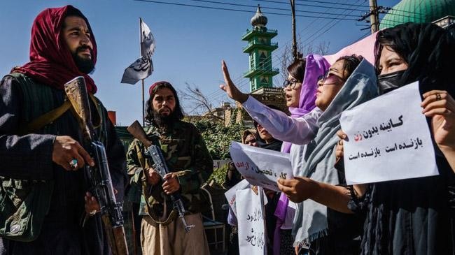 afghanistan protest taliban un