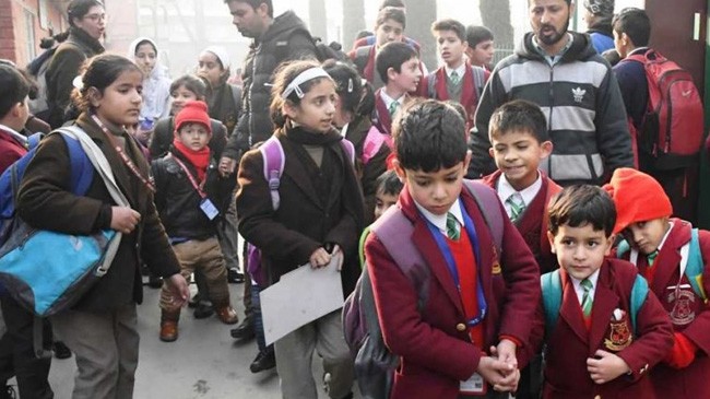 after 7 months kashmir school reopen