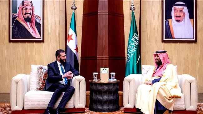 ahmed al sharaa and prince mohammed bin salman