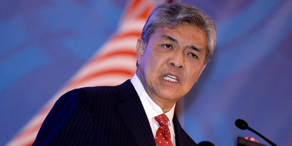 ahmed zahid hamidi deputy prime minister of malaysia