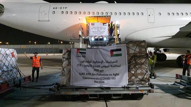 aid sent for palestine