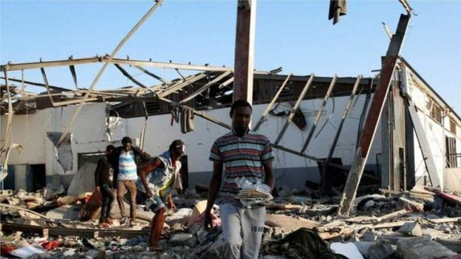 air attack libya