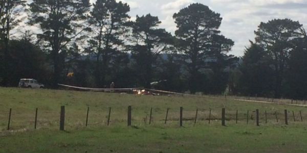 air plane crushed in australia melbourne