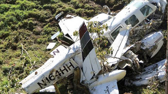 airplane crashes in colombia