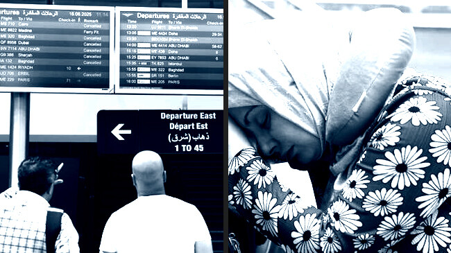 airports close across the mideast