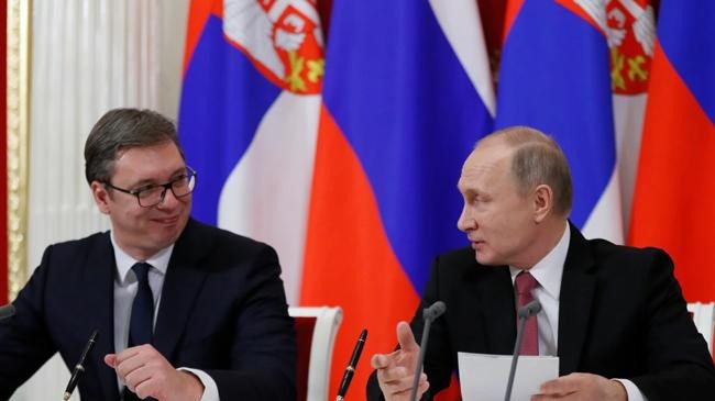 aleksandar vucic and putin