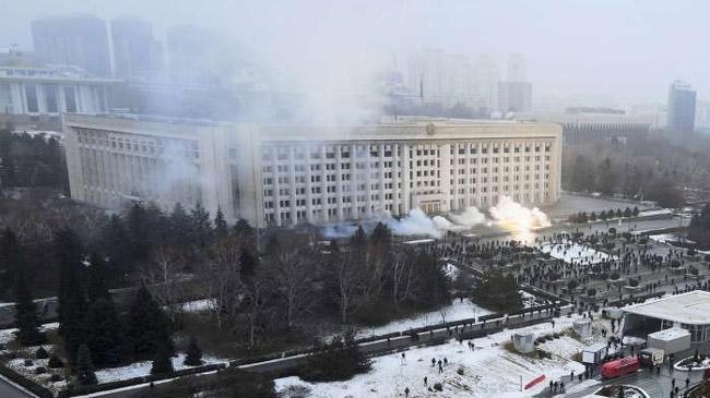 almaty kazakhstan protest