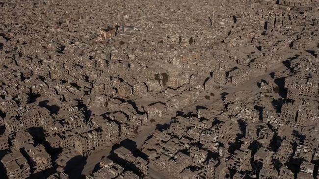 an aerial view of the buildings of syria