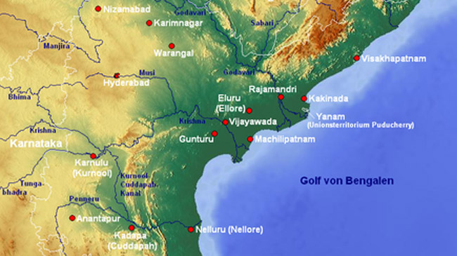 andhra pradesh map