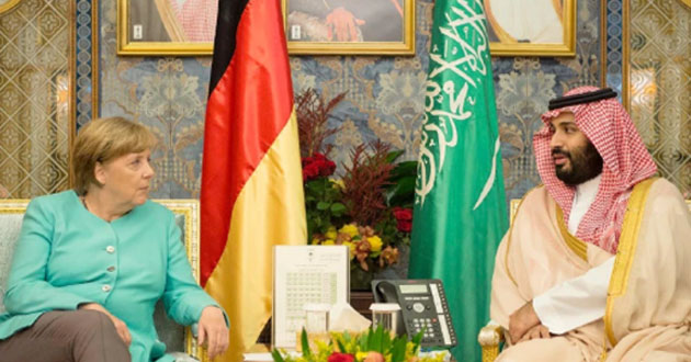 angela merkel mohammed bin salman