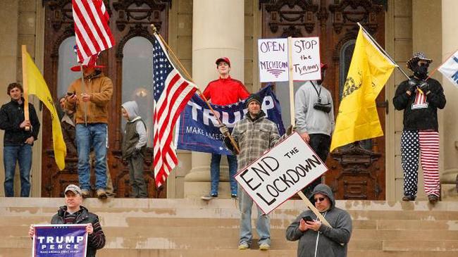 anti lockdown protest