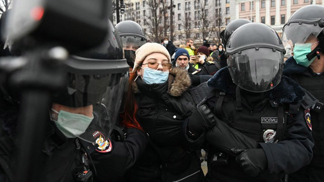 anti putin rally russia