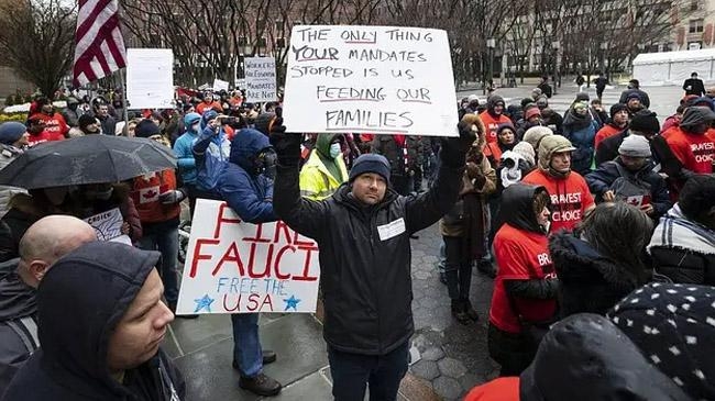 anti vaccination protests