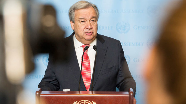 antonio guterres un