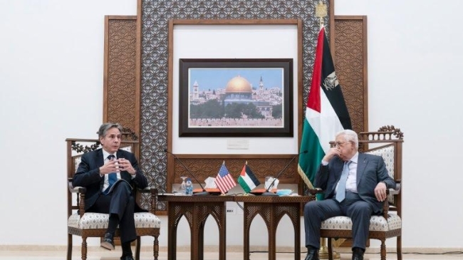 antony blinken and mahmud abbas 1