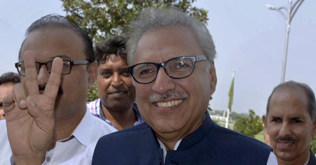 arif alvi new president of pakistan 2018