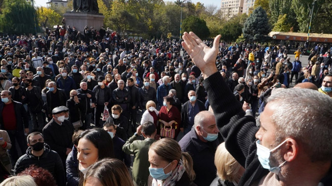 armenia protest pm