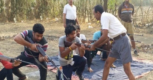 arms training in india