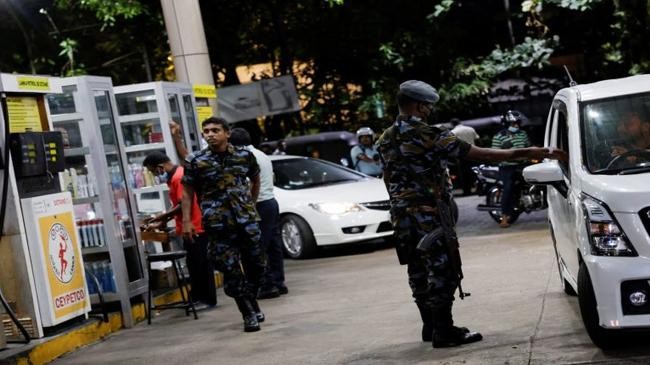 army deployed in petrol pump