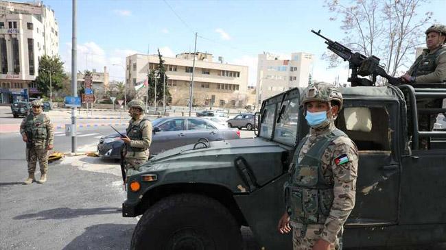 army petrol in jordan curfew