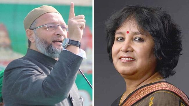 asaduddin owaisi taslima nasrin