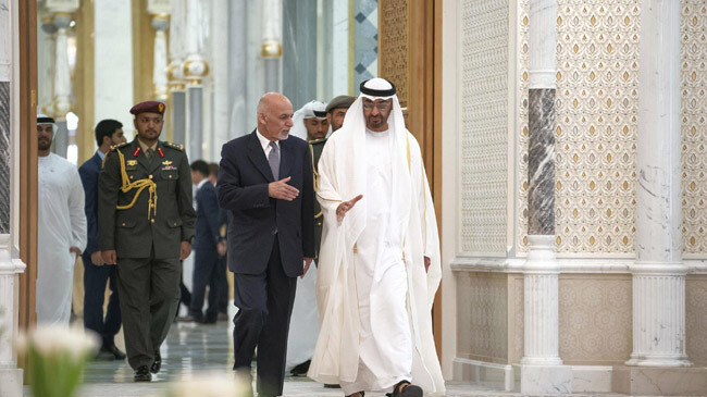 ashraf ghani with abu dhabi prince