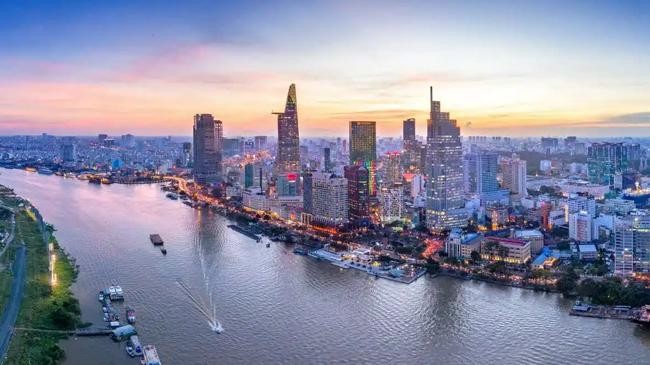 asian coastal city