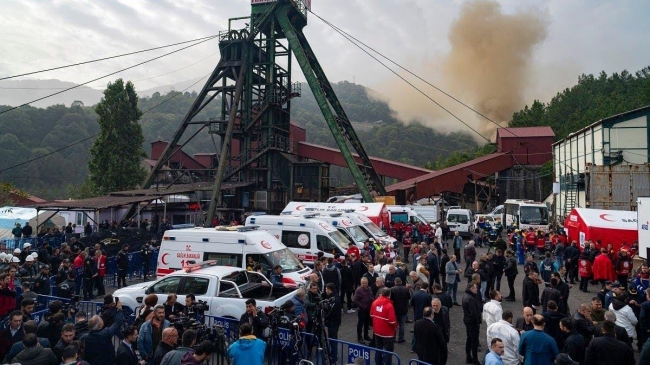 at a coal mine in bartin province northern turkey