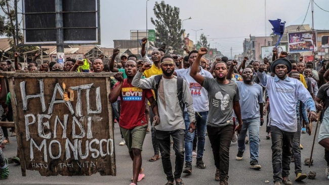 at least 5 killed 50 injured in anti u n protests in congos east