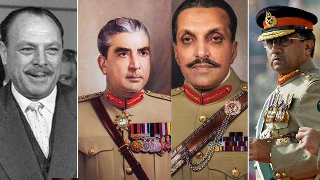 ayub khan yahya khan zia ul haq pervez musharraf