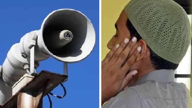 azan in loudspeaker