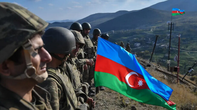 azerbaijani army border village